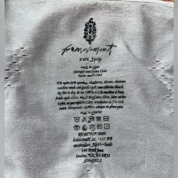 FP Movement by Free People Light Gray Jumpsuit extra small new without tags - Picture 3 of 6